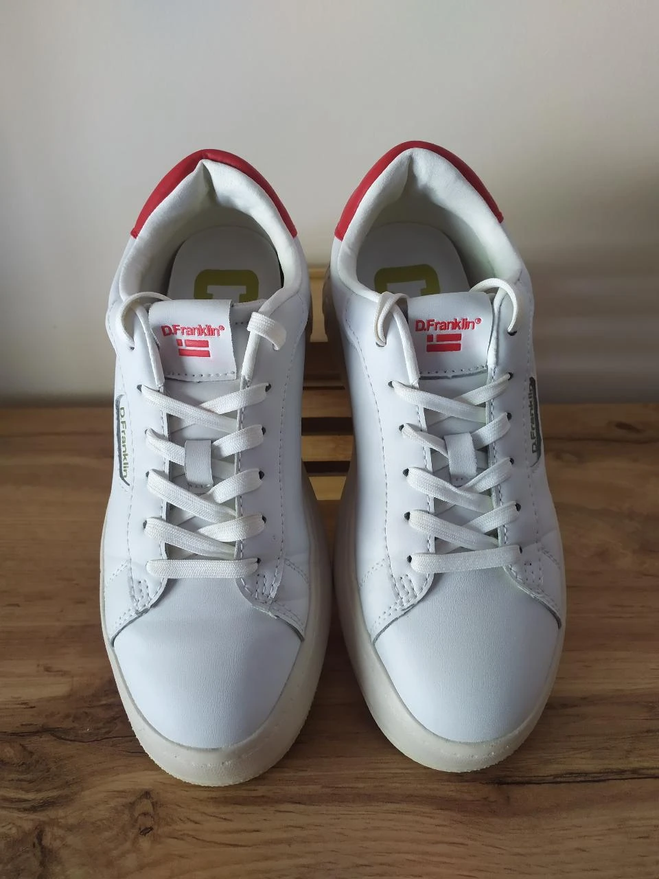 D.Franklin Baskets blanches à plateforme EU 37 Chaussures épaisses décontractées – photo 6
